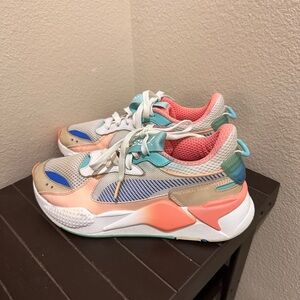 Puma Rs-X Fade White Peach Sneakers